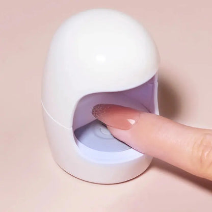 6W Egg Shape UV Nail Lamp Dryer Mini Single Finger Egg Phototherapy Machine Fast Drying Portable Varnish Cured Manicure Tools upscaleclicks