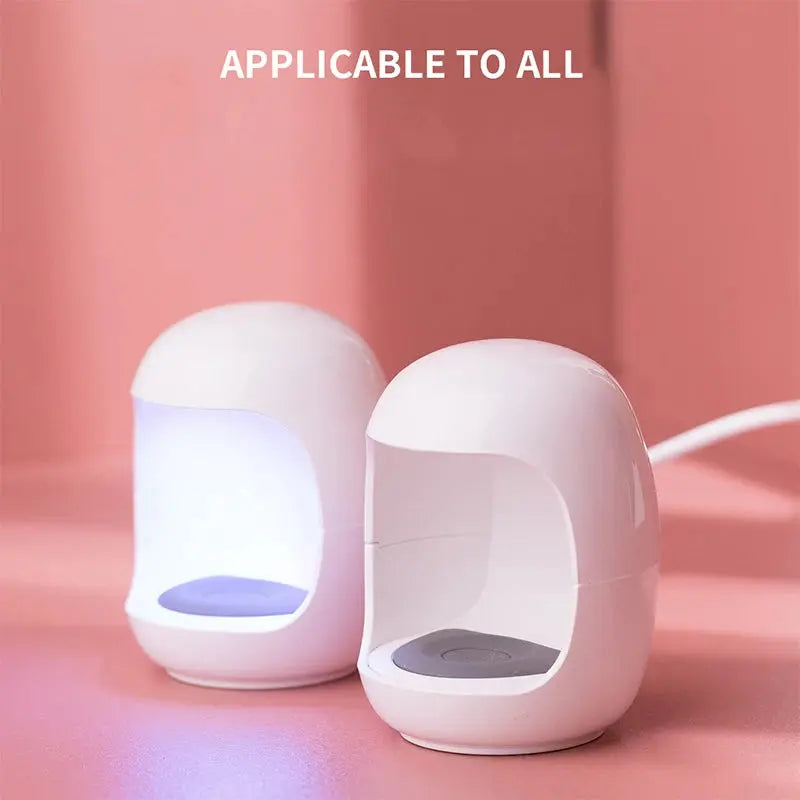 6W Egg Shape UV Nail Lamp Dryer Mini Single Finger Egg Phototherapy Machine Fast Drying Portable Varnish Cured Manicure Tools upscaleclicks