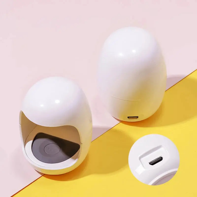 6W Egg Shape UV Nail Lamp Dryer Mini Single Finger Egg Phototherapy Machine Fast Drying Portable Varnish Cured Manicure Tools upscaleclicks