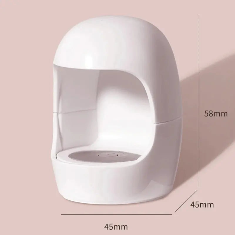 6W Egg Shape UV Nail Lamp Dryer Mini Single Finger Egg Phototherapy Machine Fast Drying Portable Varnish Cured Manicure Tools upscaleclicks