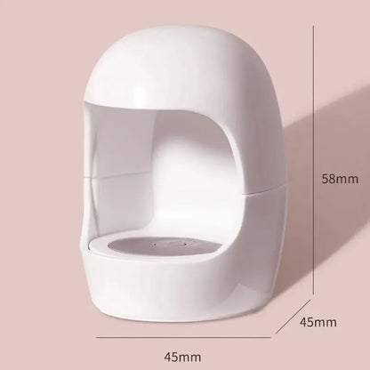 6W Egg Shape UV Nail Lamp Dryer Mini Single Finger Egg Phototherapy Machine Fast Drying Portable Varnish Cured Manicure Tools upscaleclicks