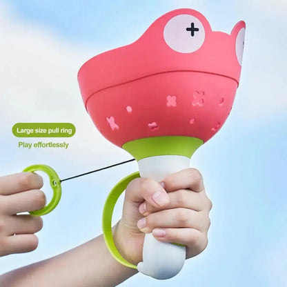 Air Rocket Launcher Outdoor Toy Soaring Rocket Flying Disc Saucer Handle Launcher Kid Jump Sport Game Education Toy for Children upscaleclicks