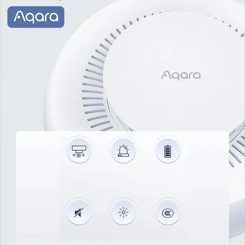 Aqara Smoke Detector ZigBee Smart Fire Alarm Monitor Sound Alert Home Security APP Remote Control For Mi home Homekit upscaleclicks
