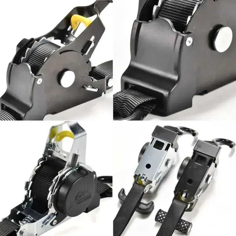 Auto Straps For Cargo Tape Retractable Belts For Motorcycles Ratchet Strap For Load Luggage Strap Ratchet Tensioner Belt For Car upscaleclicks