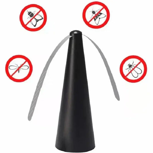 Automatic Mosquito Repellent Fan Fly Mosquito Repeller Fan Battery Powered Portable Pest Control for Home Outdoor Picnic upscaleclicks