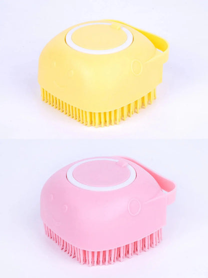 Bathroom Puppy  Dog Cat Bath Washing Massage Gloves Brush Soft  Silicone Pet Accessories for Dogs Cats Tools Mascotas Products upscaleclicks