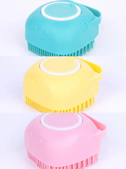 Bathroom Puppy  Dog Cat Bath Washing Massage Gloves Brush Soft  Silicone Pet Accessories for Dogs Cats Tools Mascotas Products upscaleclicks