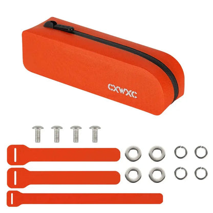 CXWXC Bike Top Tube Bag TPU Waterproof Cycling Front Bag Magnetic Lid Gravel Road Bike Top Frame Bag With Screws or Straps upscaleclicks