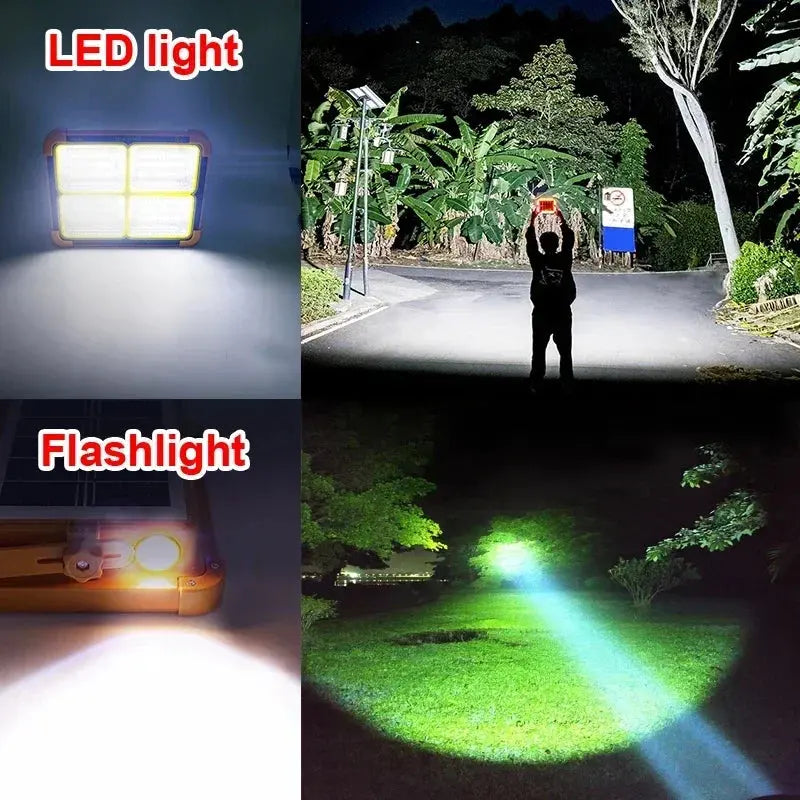Camping Lantern 20000mAh High Solar Rechargeable LED Tent Light with Magnet Powerful Flashlight Power Bank Repair Emergency Lamp upscaleclicks