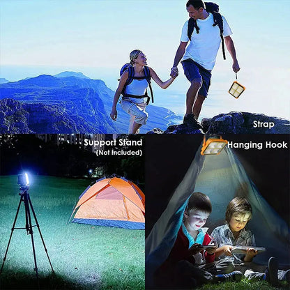 Camping Lantern 20000mAh High Solar Rechargeable LED Tent Light with Magnet Powerful Flashlight Power Bank Repair Emergency Lamp upscaleclicks