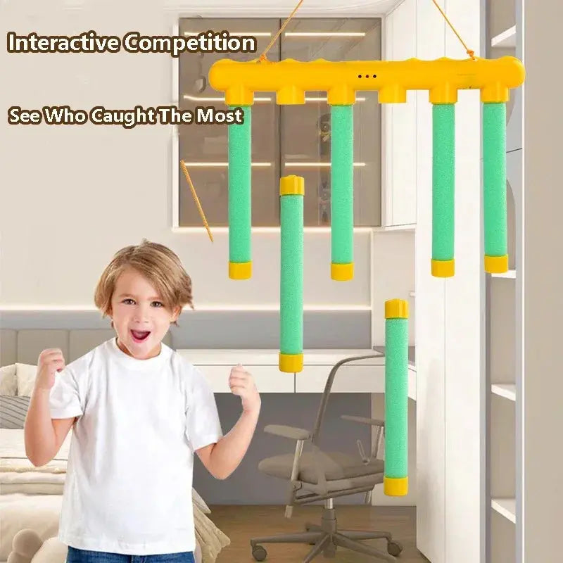 Challenge Falling Sticks Game Kids Toys Set Children Stick Catching Game Training Reaction Ability Educational Parent-Child Toy