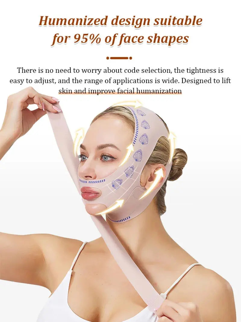 Chin Cheek Slimming Bandage V Shaper V Line Lifting Mask Face Lifting Anti Wrinkle Strap Band Sleeping Mask Beauty Health upscaleclicks