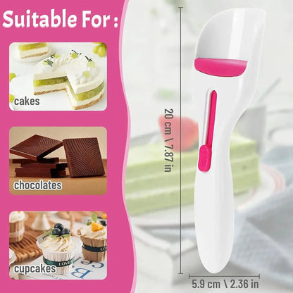 Chocolate Cake Batter Distribution Scoop Can Push Labor-saving Cupcake Scoop Dispenser Home Baking Tools Kitchen Accessories upscaleclicks