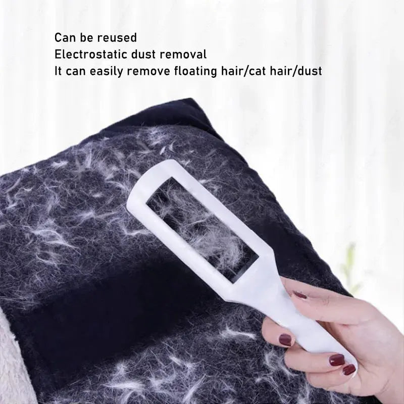 Clothes Lint Remover Electrostatic Brush Portable Coat Sweater Dry Cleaning Lint Removal Brush Pet Sticky Lint Remover  upscaleclicks