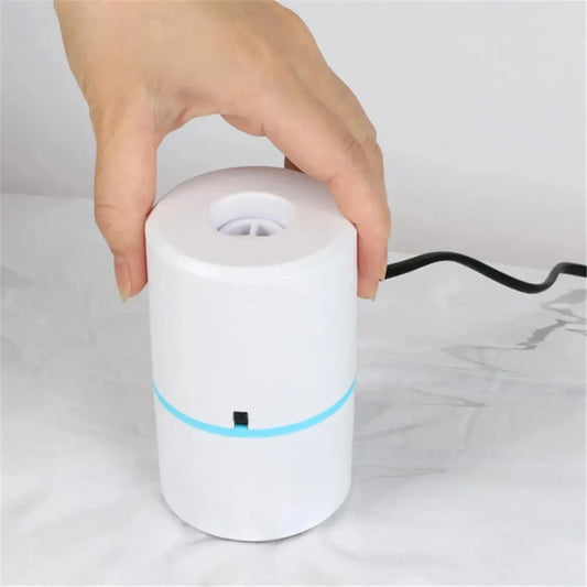 Compressed Bag Electric Pump Travel Vacuum Bag Pump Mini Vacuum Sealer Machine Space Saver for Clothes Food Organizer upscaleclicks