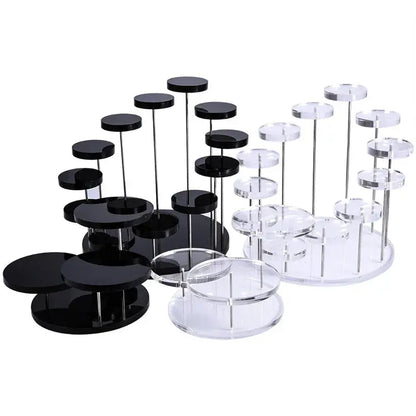 Cupcake Stand Acrylic Display Stand For jewelry Cake Dessert Rack Party Decor upscaleclicks