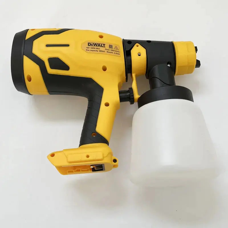 Dewalt 800ML Cordless Electric Spray Gun Portable Paint Sprayer High Power Auto Furniture Coating Airbrush For Dewalt Battery upscaleclicks