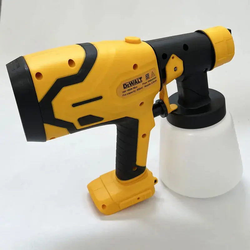 Dewalt 800ML Cordless Electric Spray Gun Portable Paint Sprayer High Power Auto Furniture Coating Airbrush For Dewalt Battery upscaleclicks