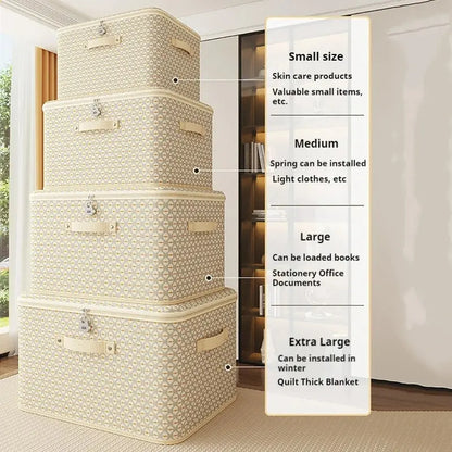 Dust-Proof Quilt Storage Bag Clothing Storage Bag with Zipper Large Capacity Foldable Luggage Moving Packing Bag with Handle upscaleclicks