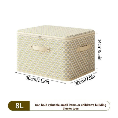 Dust-Proof Quilt Storage Bag Clothing Storage Bag with Zipper Large Capacity Foldable Luggage Moving Packing Bag with Handle upscaleclicks