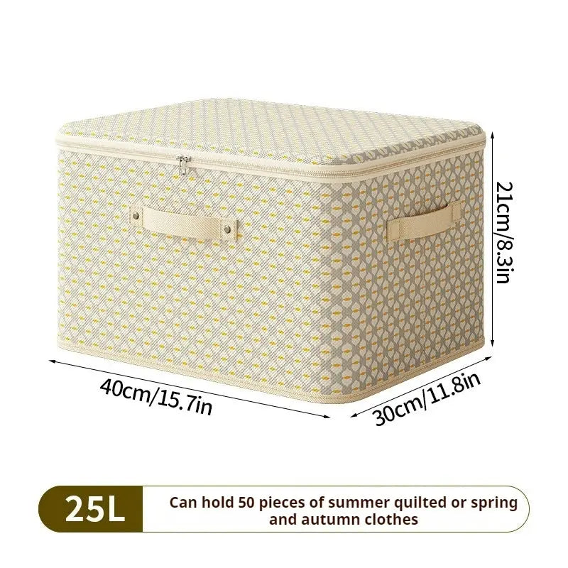 Dust-Proof Quilt Storage Bag Clothing Storage Bag with Zipper Large Capacity Foldable Luggage Moving Packing Bag with Handle upscaleclicks
