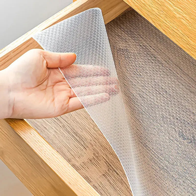 EVA Cabinet Mat Cabinet Liner Reusable Drawer Liners Non-slip Refrigerator Mat Fridge Waterproof Moisture-proof Drawer Mat upscaleclicks