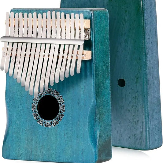 East Top Kalimba 17 Keys Thumb Piano Musical Instrument Portable Mbira Finger Piano with Mahogany Wood, Gift for Adults, Beginners and Professinals