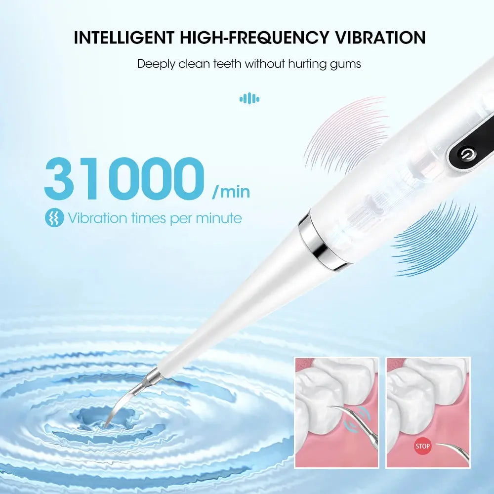 Electric Dental Scaler Calculus Remover Teeth Plaque Cleaner Teeth Whitening Dental Stone Removal 1pc Toothbrush head Oral Care upscaleclicks