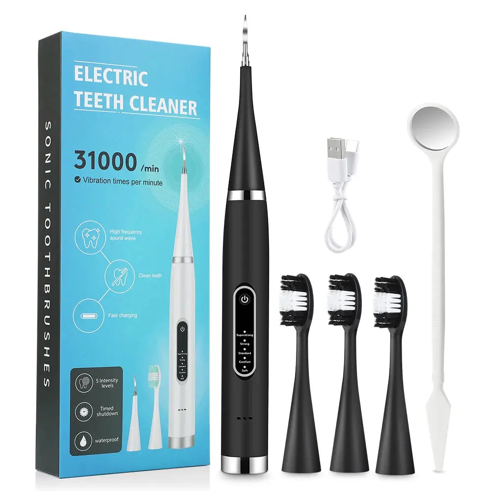 Electric Dental Scaler Calculus Remover Teeth Plaque Cleaner Teeth Whitening Dental Stone Removal 1pc Toothbrush head Oral Care upscaleclicks