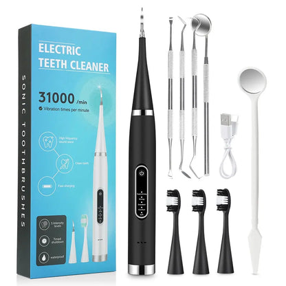 Electric Dental Scaler Calculus Remover Teeth Plaque Cleaner Teeth Whitening Dental Stone Removal 1pc Toothbrush head Oral Care upscaleclicks
