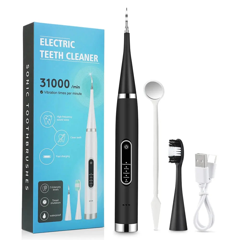 Electric Dental Scaler Calculus Remover Teeth Plaque Cleaner Teeth Whitening Dental Stone Removal 1pc Toothbrush head Oral Care upscaleclicks