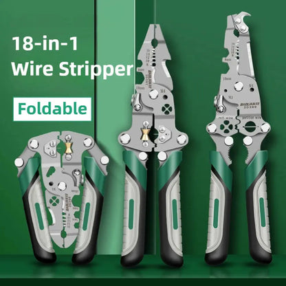 Electrician Wire Crimper Peeler Pliers Cables Stripping multifunctional Press Plier Terminal Crimping Gross Side Cutting Tool upscaleclicks