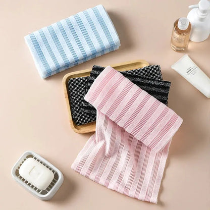 Exfoliating Washcloth Back Scrubber for Shower for Men Silver-ion Multi-Function Foam Bath Towel Ultra-Long Exfoliating Towels upscaleclicks