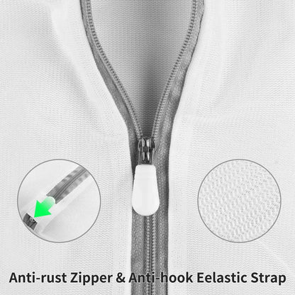 Fine Net Laundry Bag Clothing Care Washing Machines Dirty Laundry Basket Travel Shoes Mesh Bags Woman Bra Clothes Organizer upscaleclicks