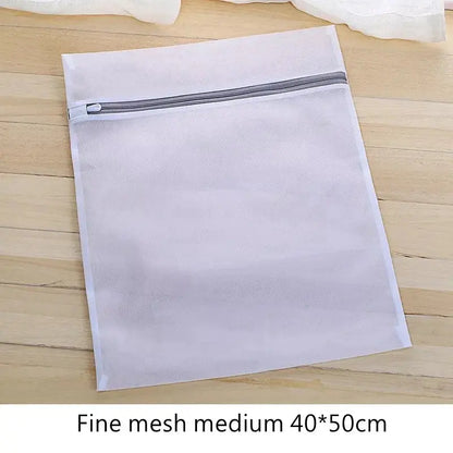 Fine Net Laundry Bag Clothing Care Washing Machines Dirty Laundry Basket Travel Shoes Mesh Bags Woman Bra Clothes Organizer upscaleclicks