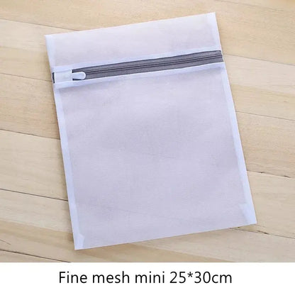 Fine Net Laundry Bag Clothing Care Washing Machines Dirty Laundry Basket Travel Shoes Mesh Bags Woman Bra Clothes Organizer upscaleclicks