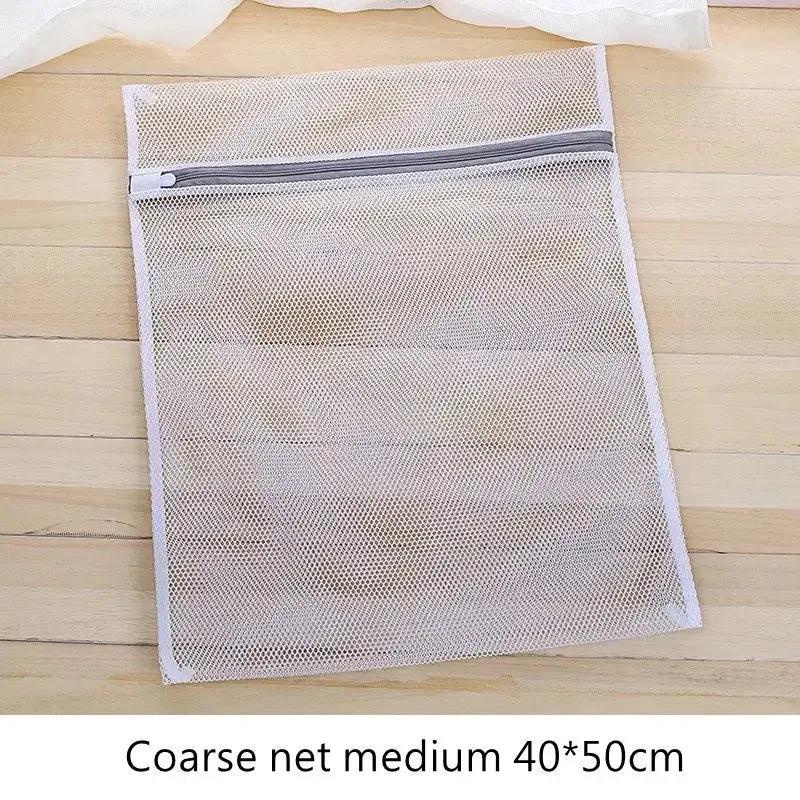 Fine Net Laundry Bag Clothing Care Washing Machines Dirty Laundry Basket Travel Shoes Mesh Bags Woman Bra Clothes Organizer upscaleclicks