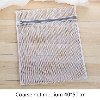 Fine Net Laundry Bag Clothing Care Washing Machines Dirty Laundry Basket Travel Shoes Mesh Bags Woman Bra Clothes Organizer upscaleclicks