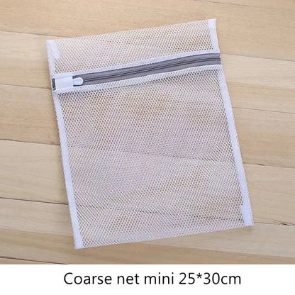 Fine Net Laundry Bag Clothing Care Washing Machines Dirty Laundry Basket Travel Shoes Mesh Bags Woman Bra Clothes Organizer upscaleclicks