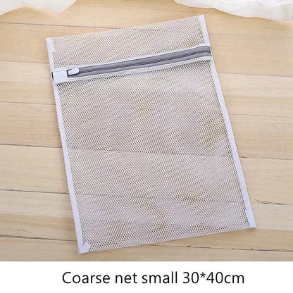 Fine Net Laundry Bag Clothing Care Washing Machines Dirty Laundry Basket Travel Shoes Mesh Bags Woman Bra Clothes Organizer upscaleclicks