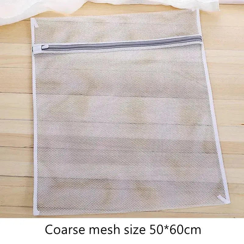 Fine Net Laundry Bag Clothing Care Washing Machines Dirty Laundry Basket Travel Shoes Mesh Bags Woman Bra Clothes Organizer upscaleclicks