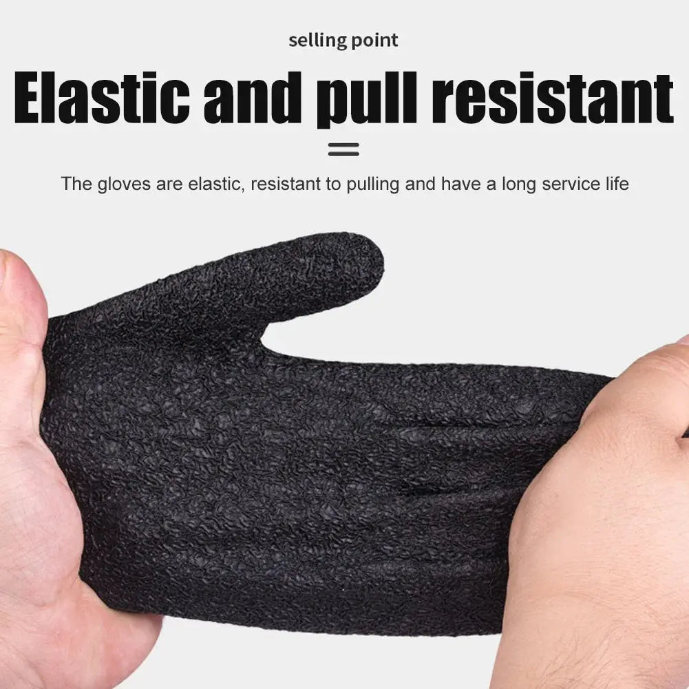 Fishing Gloves Anti-Slip Protect Hand from Puncture Scrapes Fisherman Professional Catch Fish Latex Hunting Gloves Left/Right upscaleclicks