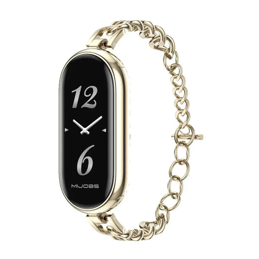 For Mi Band 9 Strap Chain for Xiaomi Smart Band 8 Bracelet Girls Women Watch Band Strap Mi band 7 6 5 4 3 Wristband Mi8 Correa upscaleclicks