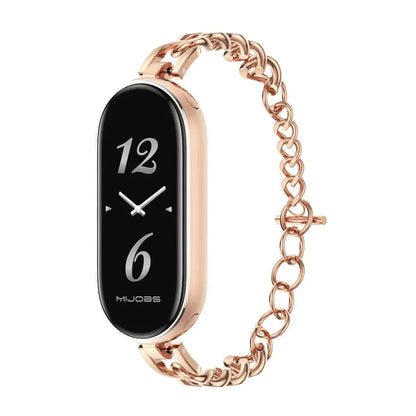 For Mi Band 9 Strap Chain for Xiaomi Smart Band 8 Bracelet Girls Women Watch Band Strap Mi band 7 6 5 4 3 Wristband Mi8 Correa upscaleclicks