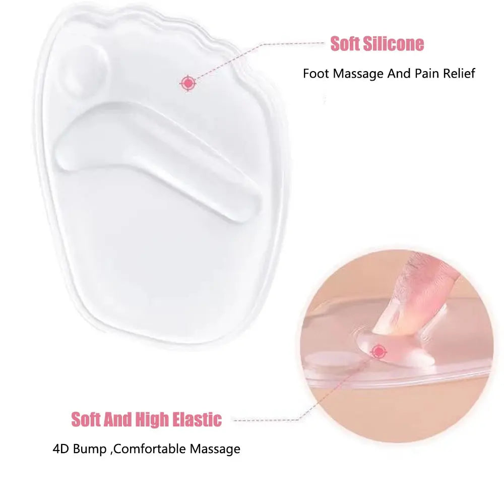 Forefoot Insert Cushion Pads for Women Shoes Anti slip Silicone Foot Pain Relief Pads for High Heels Sandals Gel Shoe Insoles upscaleclicks