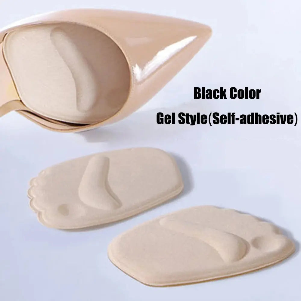 Forefoot Insert Cushion Pads for Women Shoes Anti slip Silicone Foot Pain Relief Pads for High Heels Sandals Gel Shoe Insoles upscaleclicks