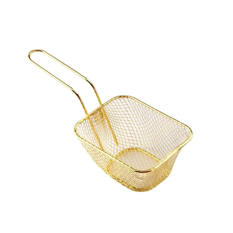 French Fries Basket Snack Bucket Chip Fried Chicken Storage Basket Food Frying Basket Oil Strainer Creative Tableware Container upscaleclicks