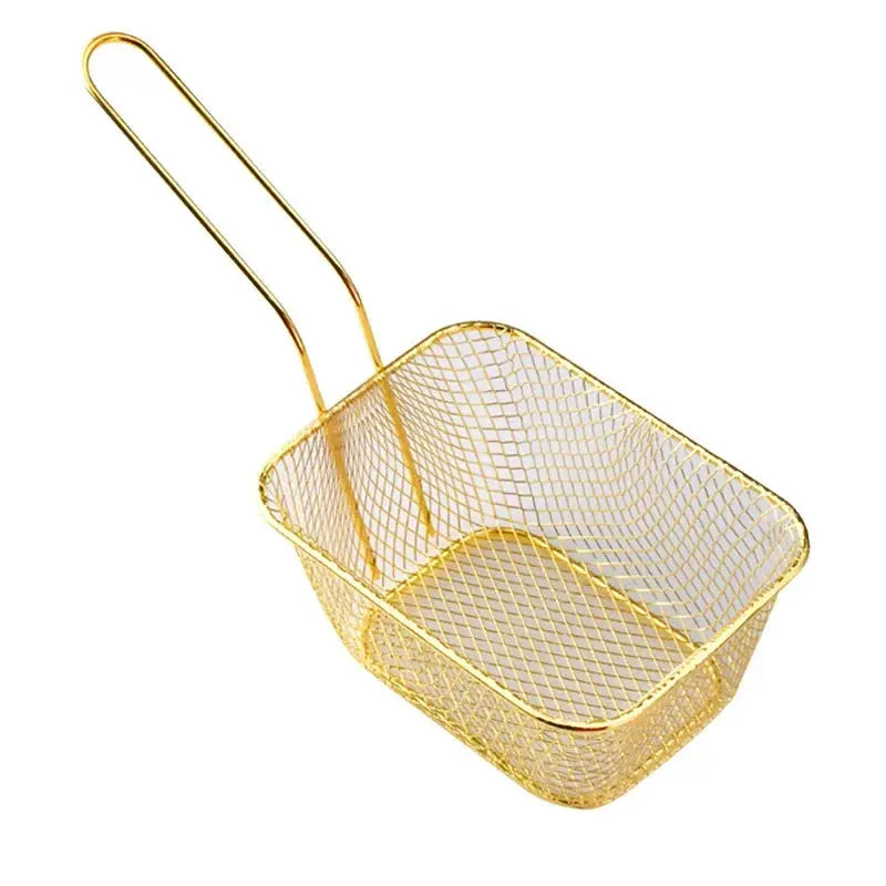 French Fries Basket Snack Bucket Chip Fried Chicken Storage Basket Food Frying Basket Oil Strainer Creative Tableware Container upscaleclicks
