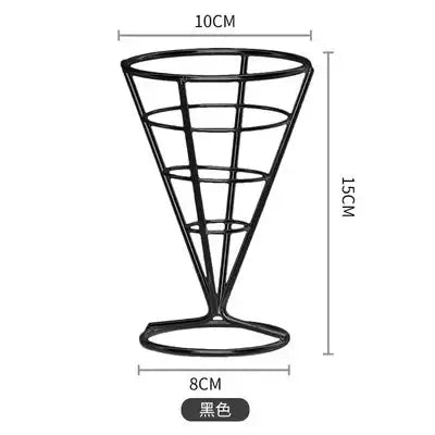 French Fries Basket Snack Bucket Chip Fried Chicken Storage Basket Food Frying Basket Oil Strainer Creative Tableware Container upscaleclicks