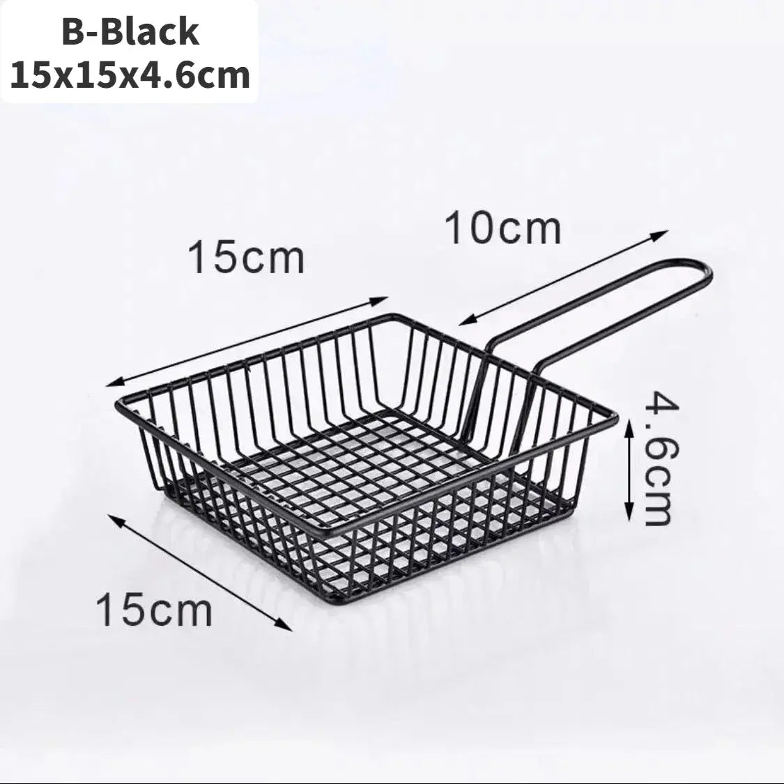 French Fries Basket Snack Bucket Chip Fried Chicken Storage Basket Food Frying Basket Oil Strainer Creative Tableware Container upscaleclicks